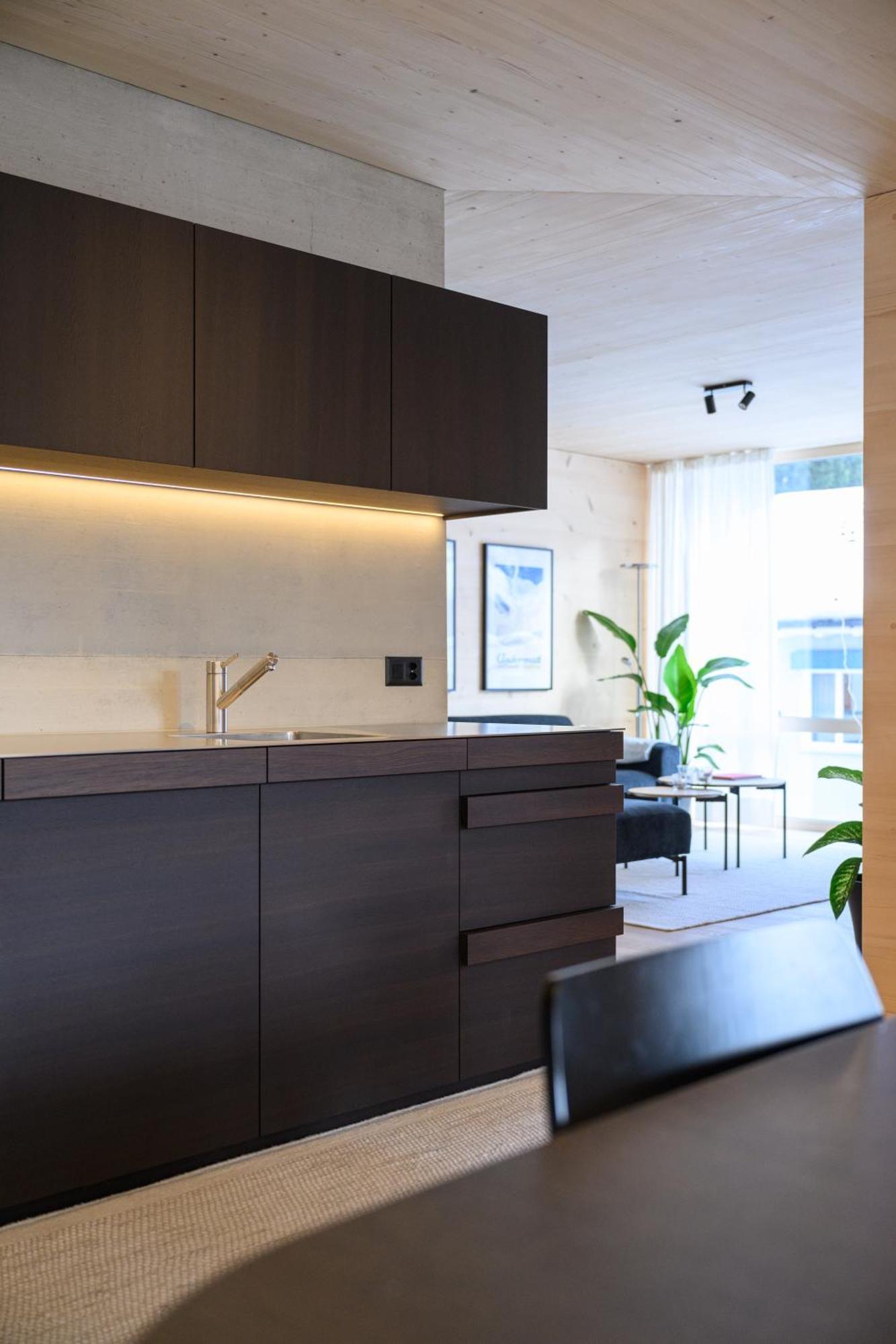 Mondholz Ferienwohnung Andermatt Exterior foto